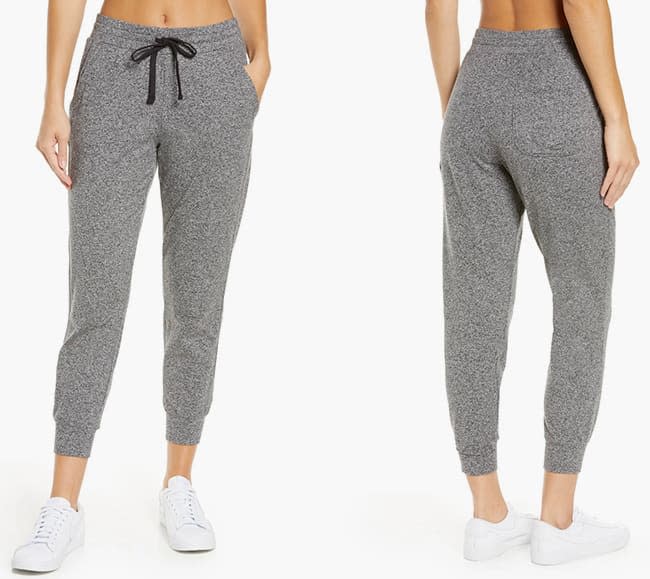 gray joggers