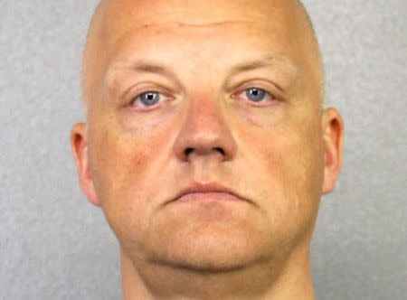 Volkswagen executive Oliver Schmidt, charged with conspiracy to defraud the United States over the company's diesel emissions scandal is shown in this booking photo in Fort Lauderdale, Florida, U.S., provided January 9, 2017. Courtesy of Broward County Sheriff's Office/Handout via REUTERS