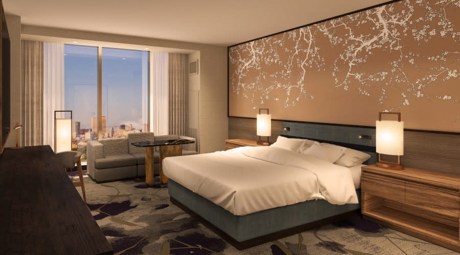 Renderings for Nobu Hotel, restaurant (Courtesy: Harrah’s New Orleans Casino and Hotel)