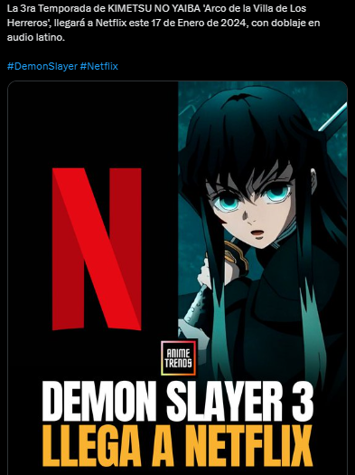 Kimetsu no Yaiba: Demon Slayer temporada 3 en NETFLIX: ¿Cuándo llega a  plataforma streaming?