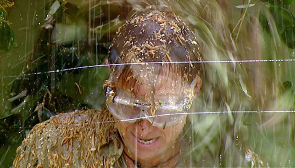 ********EMBARGOED - NOT FOR PUBLICATION UNTIL 21.25 GMT SATURDAY 18 NOVEMBER 2006******** Undated handout photograph showing entertainer Jason Donovan taking part in a Bushtucker Trial during tonight's episode of the ITV television programme, "I'm A Celebrity...Get Me Out Of Here".