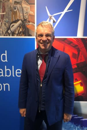 SKF CEO Alrik Danielson poses for a picture at SKF headquarters in Gothenburg