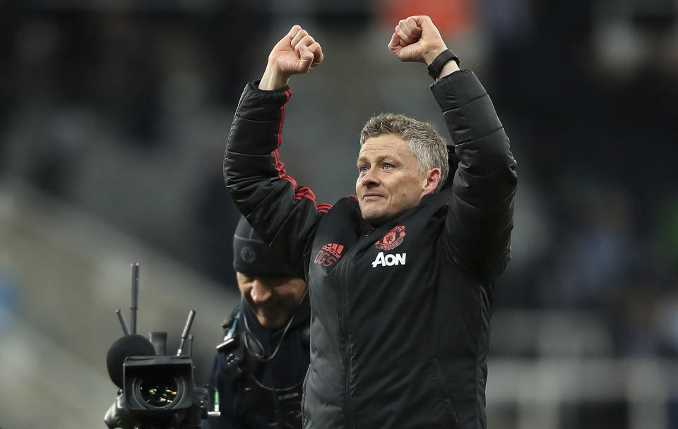 Ole Gunnar Solskjaer is looking for his six straight win since becoming Manchester United’s interim manager. (Owen Humphreys/AP)