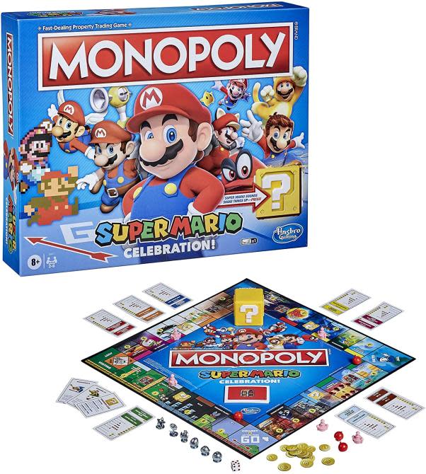 Así lucen el Monopoly y el Jenga de <em>Super Mario Bros.</em>