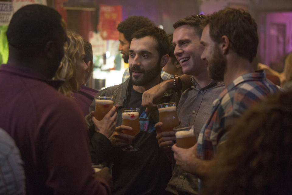 The show "sparked a lot of really great conversations within the gay community about how we want to be represented and what the representations out there are," Bartlett said.&nbsp; (Photo: HBO)