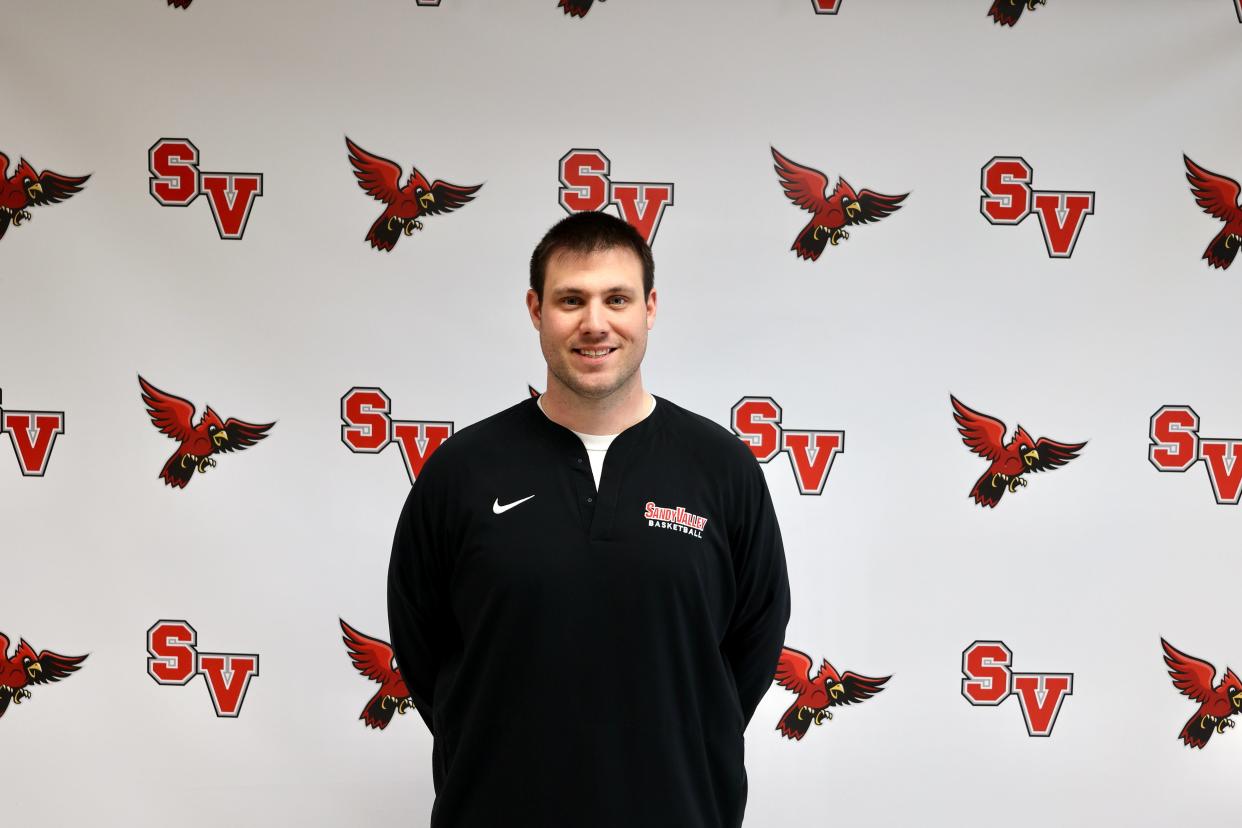 Nate Provance will be recommended to succeed Gary Offenberger as Sandy Valley High School's boys basketball coach.