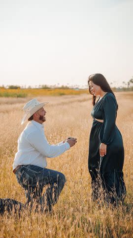 <p>Celeste Cantu</p> Cassandra Rodriguez's engagement photos with her fiancé Patrick