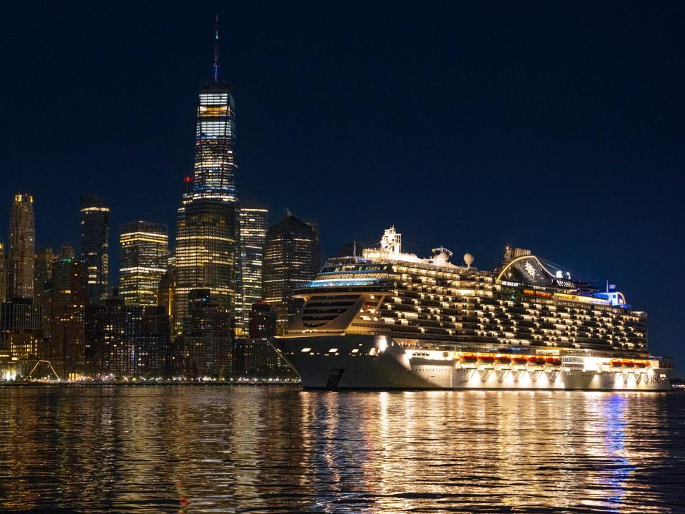 Inside a MSC cruise vessel.