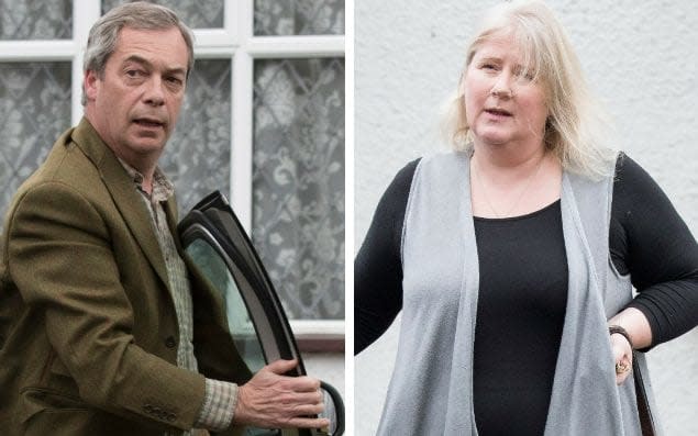 Nigel Farage egged in street as wife reveals couple have been living 'separate lives for years'