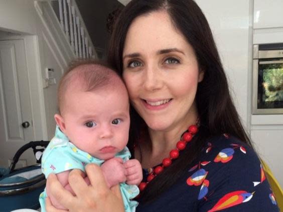 Sophie Wood and her baby, Isabella, in the summer of 2016 (Sophie Wood)