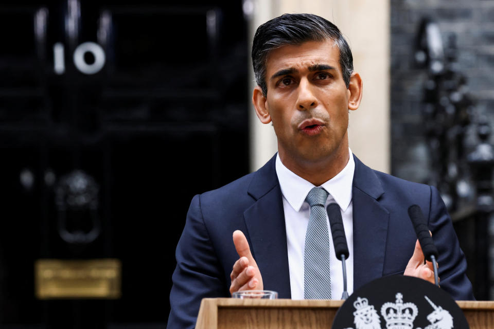 Prime minister Rishi Sunak is making his first appearance at PMQs on Wednesday. (Reuters)