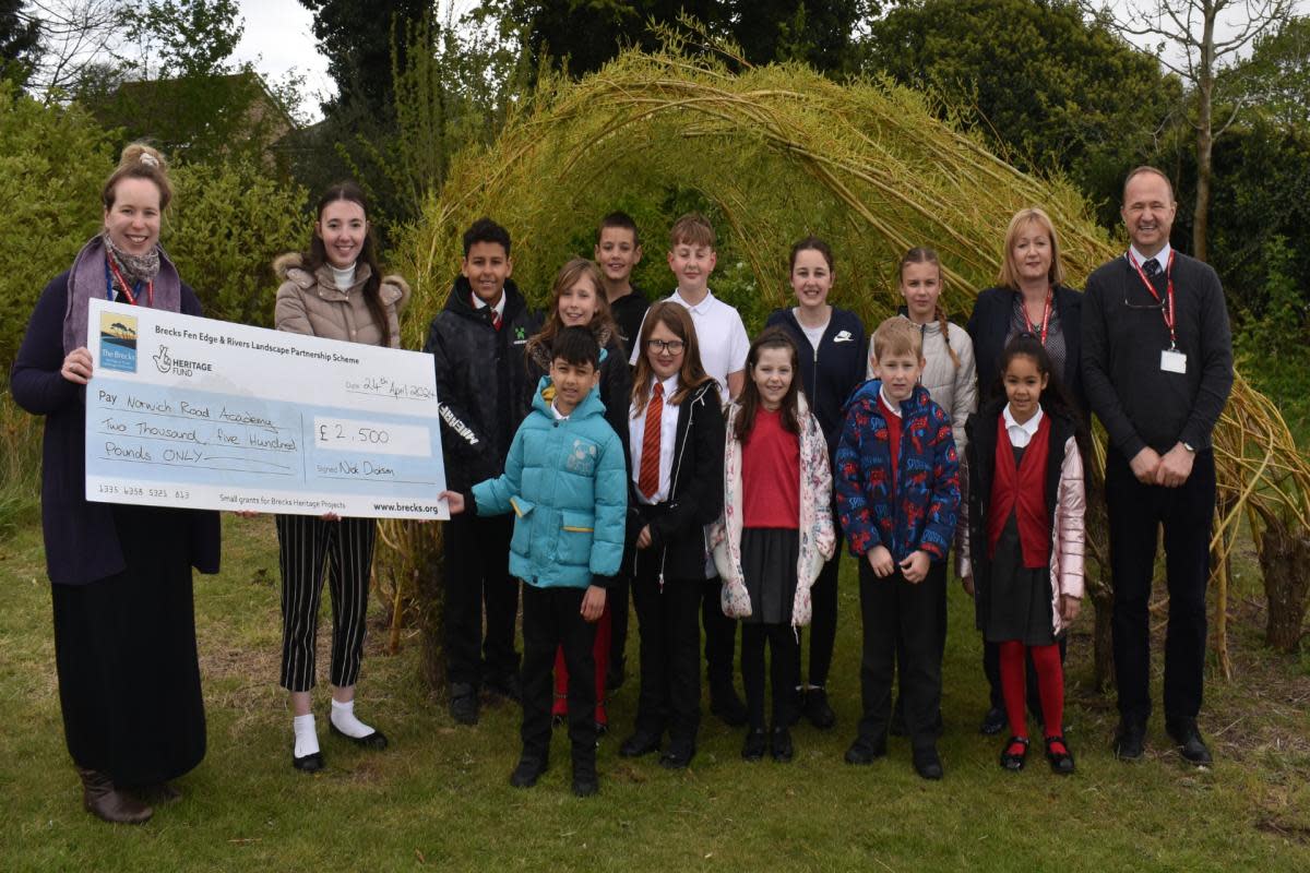 Norwich school eco-venture elevated thanks to £2500 grant from Brecks and Fen Edge River Project <i>(Image: Submitted)</i>