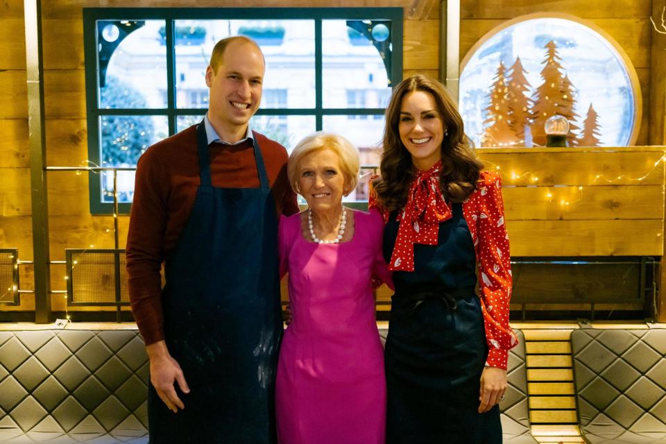 The Cambridges with Mary Berry (BBC/Shine TV/Kensington Palace/PA Wire)