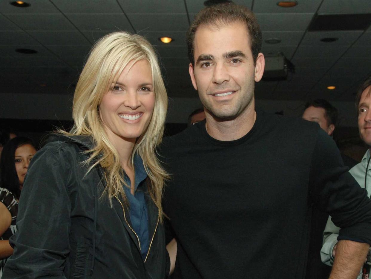 <p>Denise Truscello/WireImage</p> Bridgette Wilson and Pete Sampras attend the Hopkins vs. Calzaghe "Battle of The Planet" Pre-Party on April 19, 2008 in Las Vegas, Nevada.  