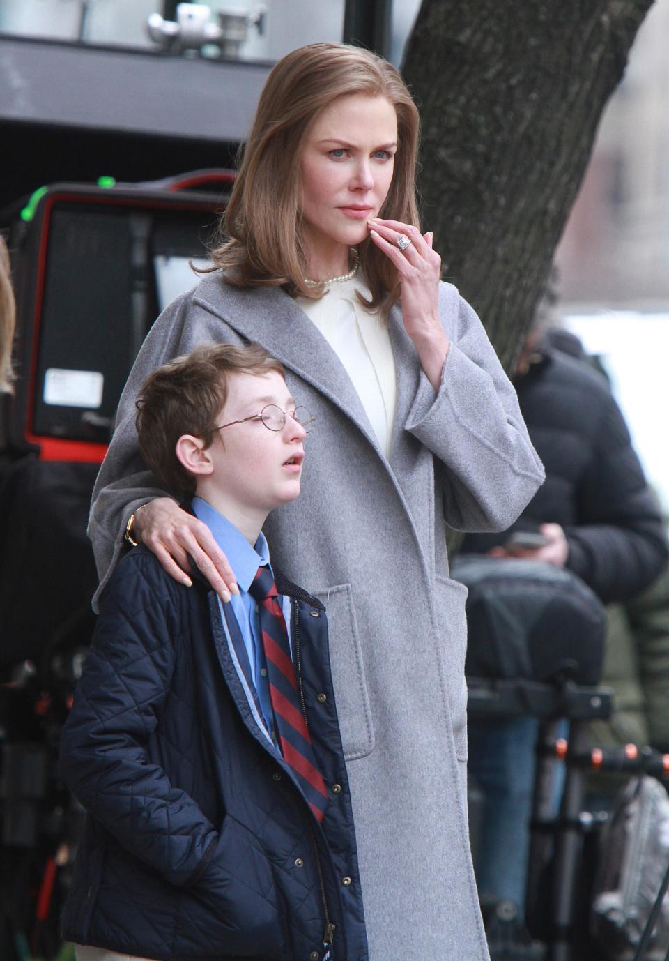 Nicole Kidman on set of new film The Goldfinch