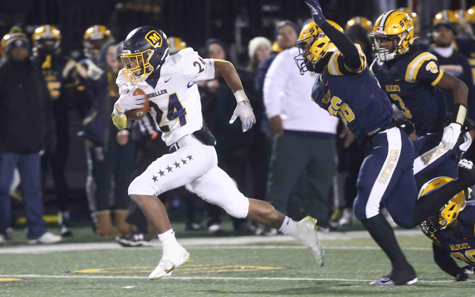 Moeller running back Jordan Marshall has nearly 20 offers from college football programs.