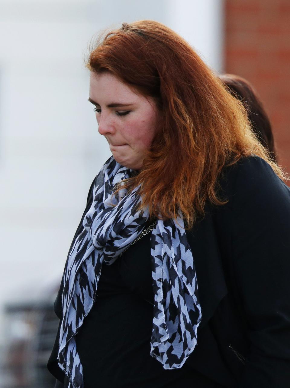 A guest arrives for the funeral of Jordan Segura in Calgary, Alberta April 21, 2014. Matthew de Grood has been charged with killing Segura and four of his friends at a house party last week in Calgary's worst mass murder in the history of the city, according to local media reports. REUTERS/Todd Korol (CANADA - Tags: CRIME LAW OBITUARY)