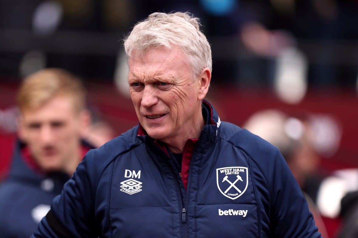 West Ham boss David Moyes is battling to keep his job (Steven Paston/PA) (PA Wire)