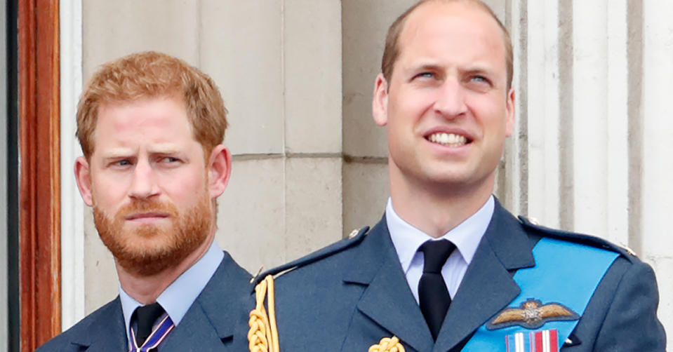 Royals Prince Harry and Prince William