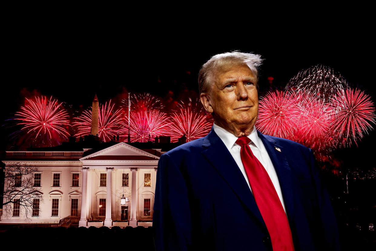 Donald Trump; White House; Fireworks Photo illustration by Salon/Getty Images