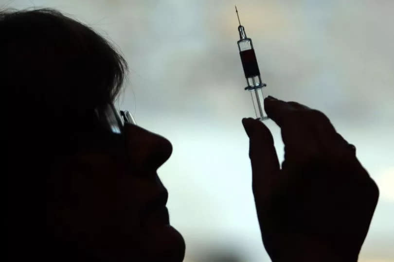 Take-up of the vaccine dropped across the nation -Credit:PA