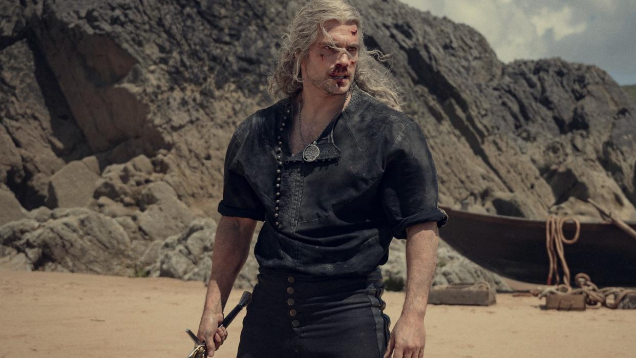  Henry Cavill as Geralt in The Witcher. 