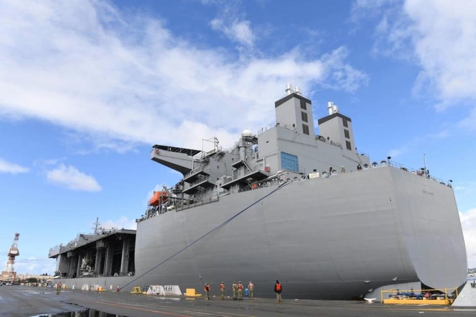 Expeditionary Sea Base USS John L. Canley at Naval Air Station North Island