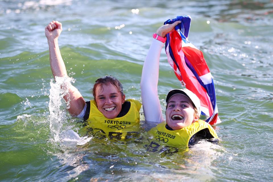 <p>Hannah Mills is officially Britain’s most successful female Olympic sailor, after she defended her 470 gold title at Tokyo 2020. Alongside her partner Eilidh McIntyre, they finished fifth in the race, but with a dominant 14-point lead, they only needed to rank in the top eight places to secure gold. This makes 33-year-old Mills a double Olympic champion, after she won gold at Rio 2016, and silver at London 2012.</p>