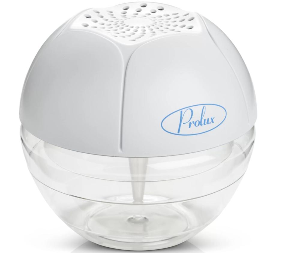 This small but mighty machine acts as an air humidifier, deodorizer, purifier, air revitalizer, sanitizer, aromatherapy device and fragrance releaser. Just plug into your wall for some deliciously fresh air, and fill it up with water and any desired fragrance to keep your air smelling great! This little filter covers up to 350 square feet.<br /><br /><strong>Promising review:</strong> "My basement bedroom feels and smells much fresher with this addition. I actually enjoy the humming of the high speed, and the low- speed option is almost silent. The lights are very useful and also just a nice touch. I've run it for two days straight, and the tank is still full." &mdash; <a href="https://go.skimresources.com?id=38395X987171&amp;xs=1&amp;xcust=HPHomeAir607dcf2be4b01bc7979a0705&amp;url=https%3A%2F%2Fwww.wayfair.com%2Fhome-improvement%2Fpdp%2Fnew-comfort-2-speed-prolux-water-based-air-purifier-humidifier-aroma-therapy-and-air-cleaner-with-uv-purification-nwcf1011.html" target="_blank" rel="noopener noreferrer">Jennifer</a><br /><br /><strong>Get it from Wayfair for <a href="https://go.skimresources.com?id=38395X987171&amp;xs=1&amp;xcust=HPHomeAir607dcf2be4b01bc7979a0705&amp;url=https%3A%2F%2Fwww.wayfair.com%2Fhome-improvement%2Fpdp%2Fnew-comfort-2-speed-prolux-water-based-air-purifier-humidifier-aroma-therapy-and-air-cleaner-with-uv-purification-nwcf1011.html" target="_blank" rel="noopener noreferrer">$61.22</a>.</strong>