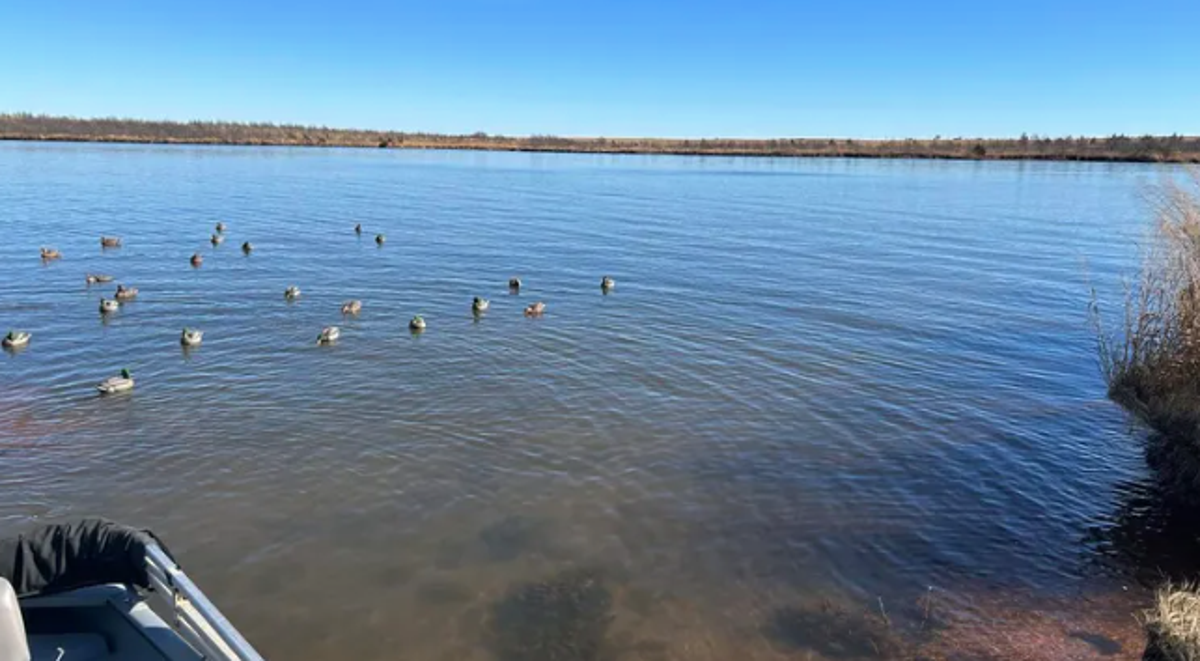 The drowning happened at Sooner Lake in Red Rock, Oklahoma, on Sunday (Oklahoma Game Wardens)