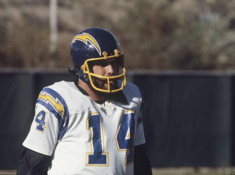 Chargers quarterback Dan Fouts is pictured in San Diego in 1979.