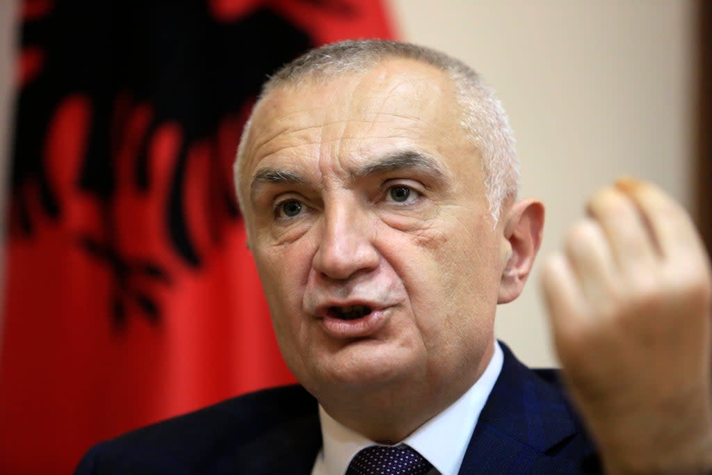 Albania President Impeachment (Copyright 2021 The Associated Press. All rights reserved)