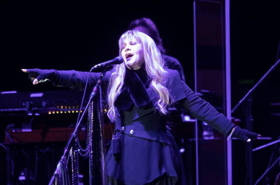 Stevie Nicks performs at the American Express Concert Series at PGA West on January 17, 2020.