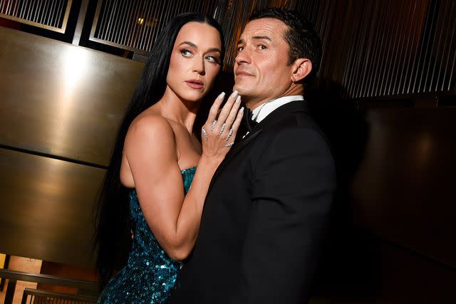 <p>Steve Eichner/WWD via Getty</p> Katy Perry and Orlando Bloom