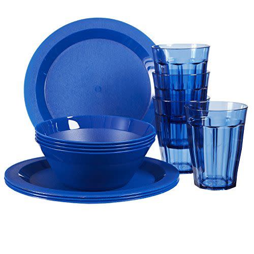 3) US Acrylic Cambridge Plastic Dinnerware