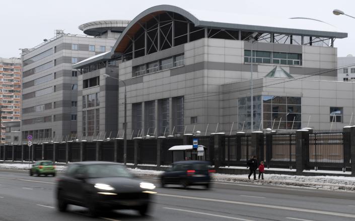 The headquarters of the Russian General Staff's Main Intelligence Department.