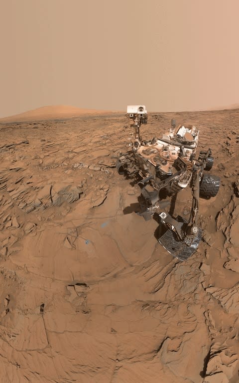 The Curiosity rover takes a selfie - Credit: Nasa Jet Propulsion Laboratory