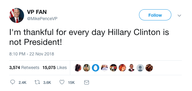 Another retweet from President Trump’s account on Wednesday.