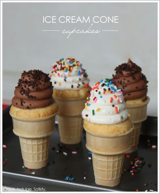 THE GOAL: Ice Cream Cone Cupcakes