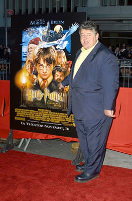 Robbie Coltrane at the New York premiere of Warner Brothers' Harry Potter and The Sorcerer's Stone