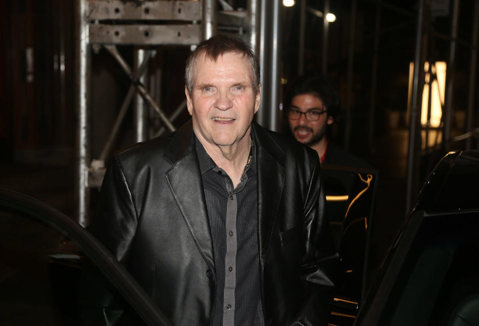 NEW YORK, NEW YORK - AUGUST 20: Meat Loaf visits the cast of the musical "Bat Out Of Hell" on Broadway at New York City Center on August 20, 2019 in New York City. (Photo by Bruce Glikas/WireImage)