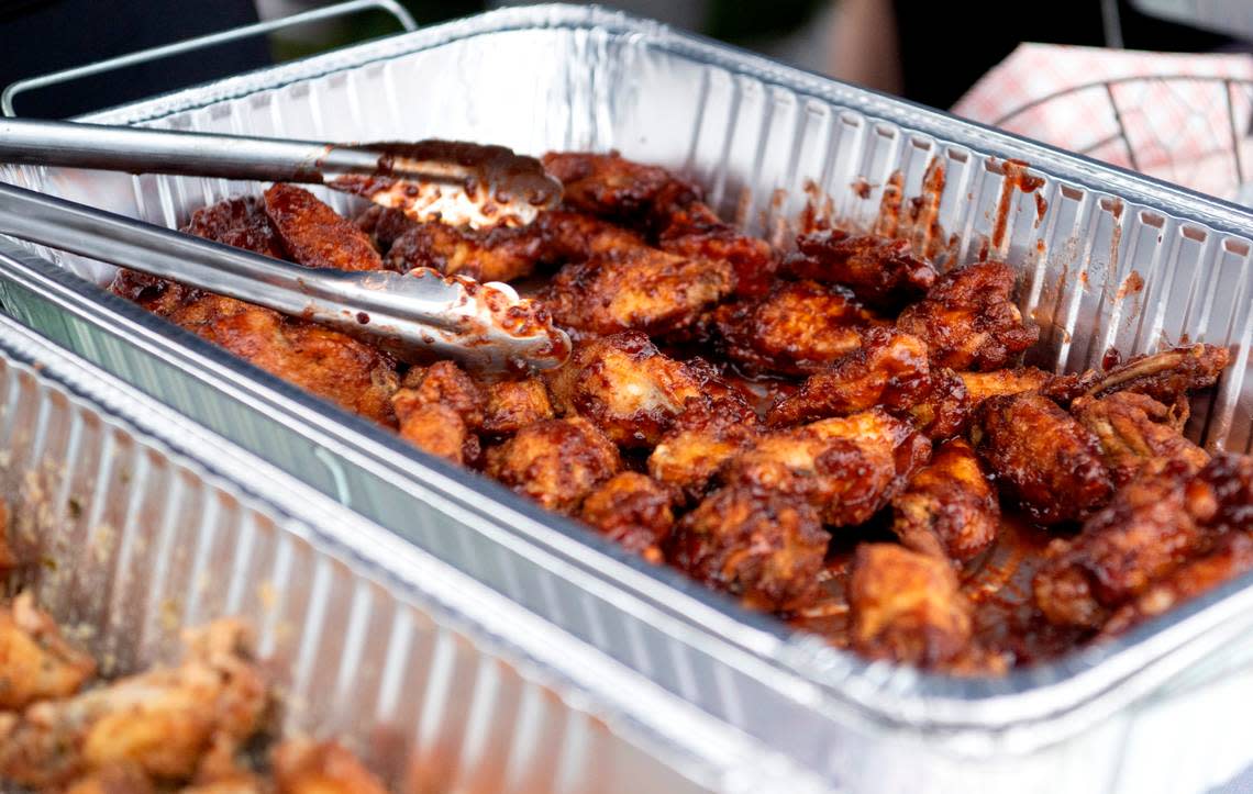 Finals for the WingFest at Tussey Mountain on Thursday, Aug. 4, 2022.