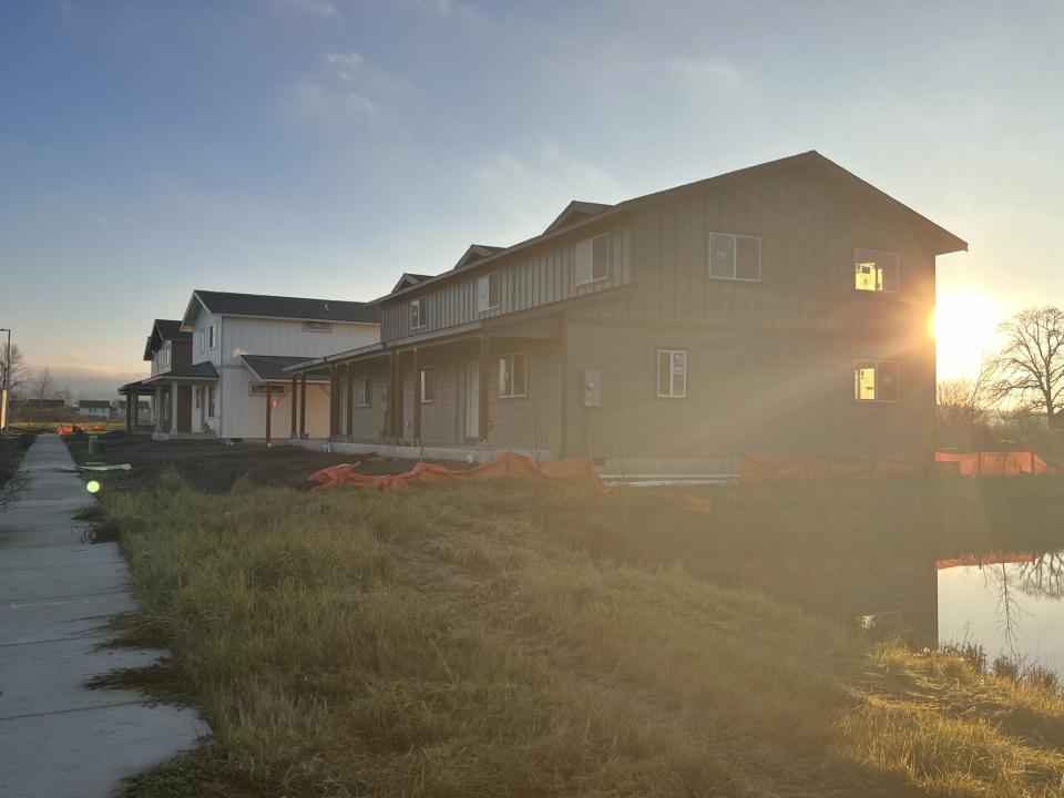 The Nelson Place housing subdivision is under construction in west Eugene with plans to complete work in 2024.