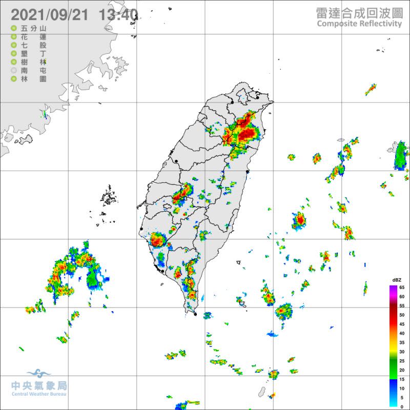 ▲氣象局針對11縣市發布大雨特報，提醒民眾多加注意。（圖／中央氣象局提供）