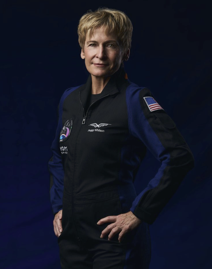 Peggy Whitson, Ph.D., America’s most experienced astronaut, is serving as commander on the Axiom Mission 2,  the second all-private astronaut mission to the International Space Station