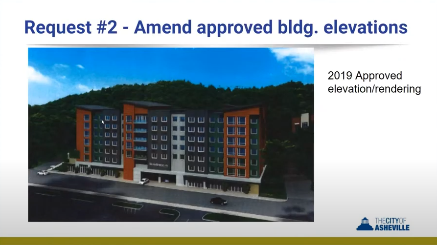 Original design for the Extended Stay Hotel located at 324 Biltmore Ave.