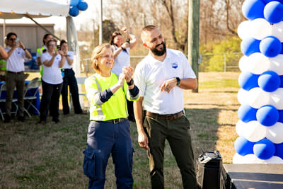 Kathy Marks, Knoxville resident and frontline employee at PepsiCo Beverages North America, is recognized at the local "She Is PepsiCo" ceremony spotlighting women in frontline roles on Wednesday, March 13, 2024 in Knoxville, TN.