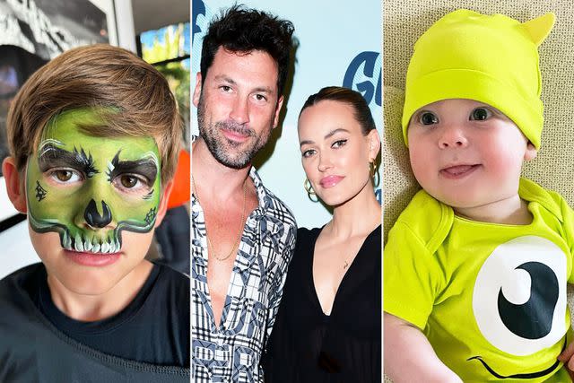 <p>Peta Murgatroyd/Instagram; Vivien Killilea/Getty; Peta Murgatroyd/Instagram</p> Peta Murgatroyd and Maks Chmerkovskiy's sons Rio and Shai