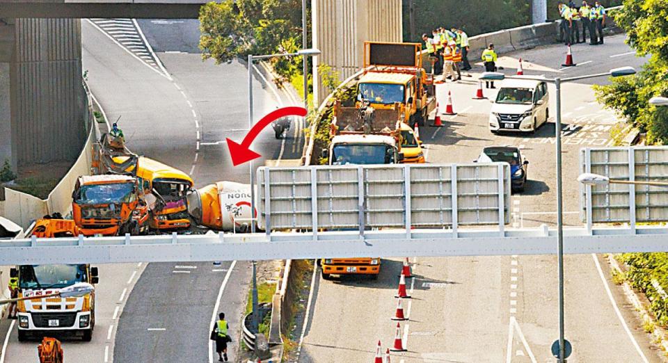 長沙灣 交通意外 田螺車 校巴