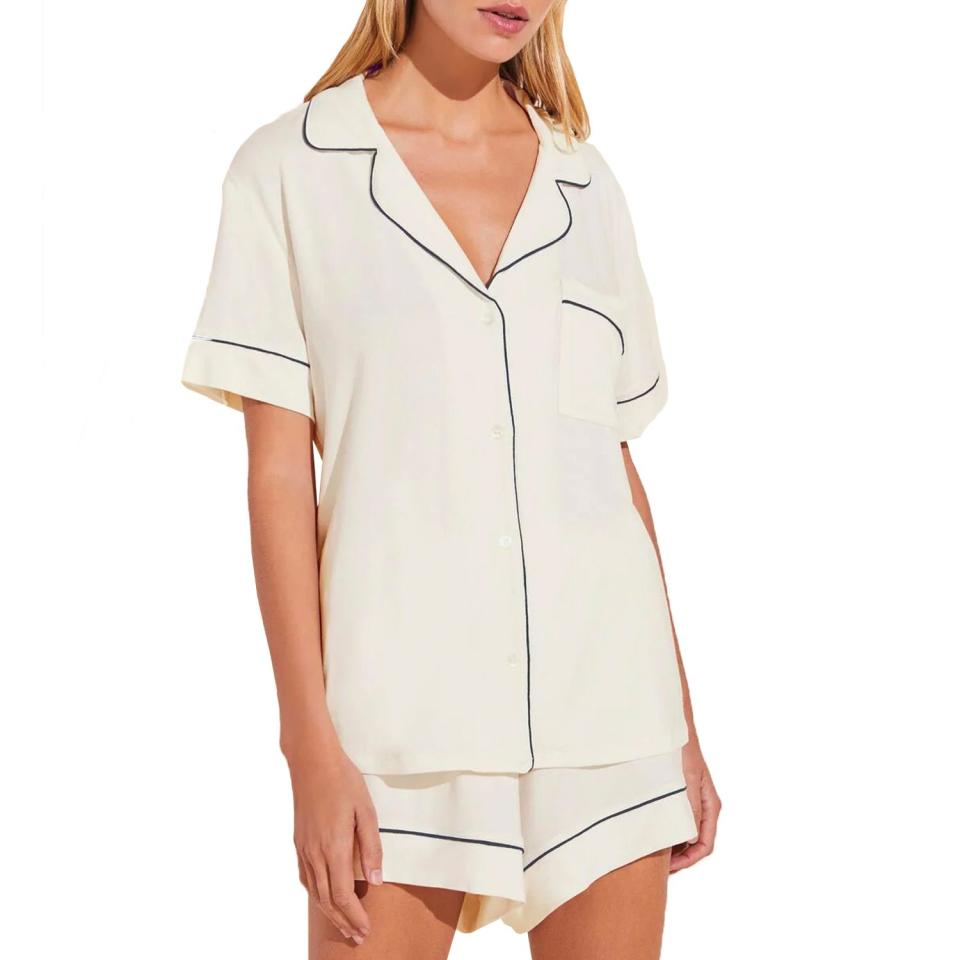 <p><a href="https://go.redirectingat.com?id=74968X1596630&url=https%3A%2F%2Feberjey.com%2Fproducts%2Fgisele-tencel-modal-relaxed-short-pj-set-ivory-navy&sref=https%3A%2F%2Fwww.bestproducts.com%2Flifestyle%2Fg44321969%2Fbest-bridal-shower-gifts%2F" rel="nofollow noopener" target="_blank" data-ylk="slk:Shop Now;elm:context_link;itc:0;sec:content-canvas" class="link ">Shop Now</a></p><p>Gisele Relaxed Short PJ Set</p><p>$128.00</p><p>eberjey.com</p>